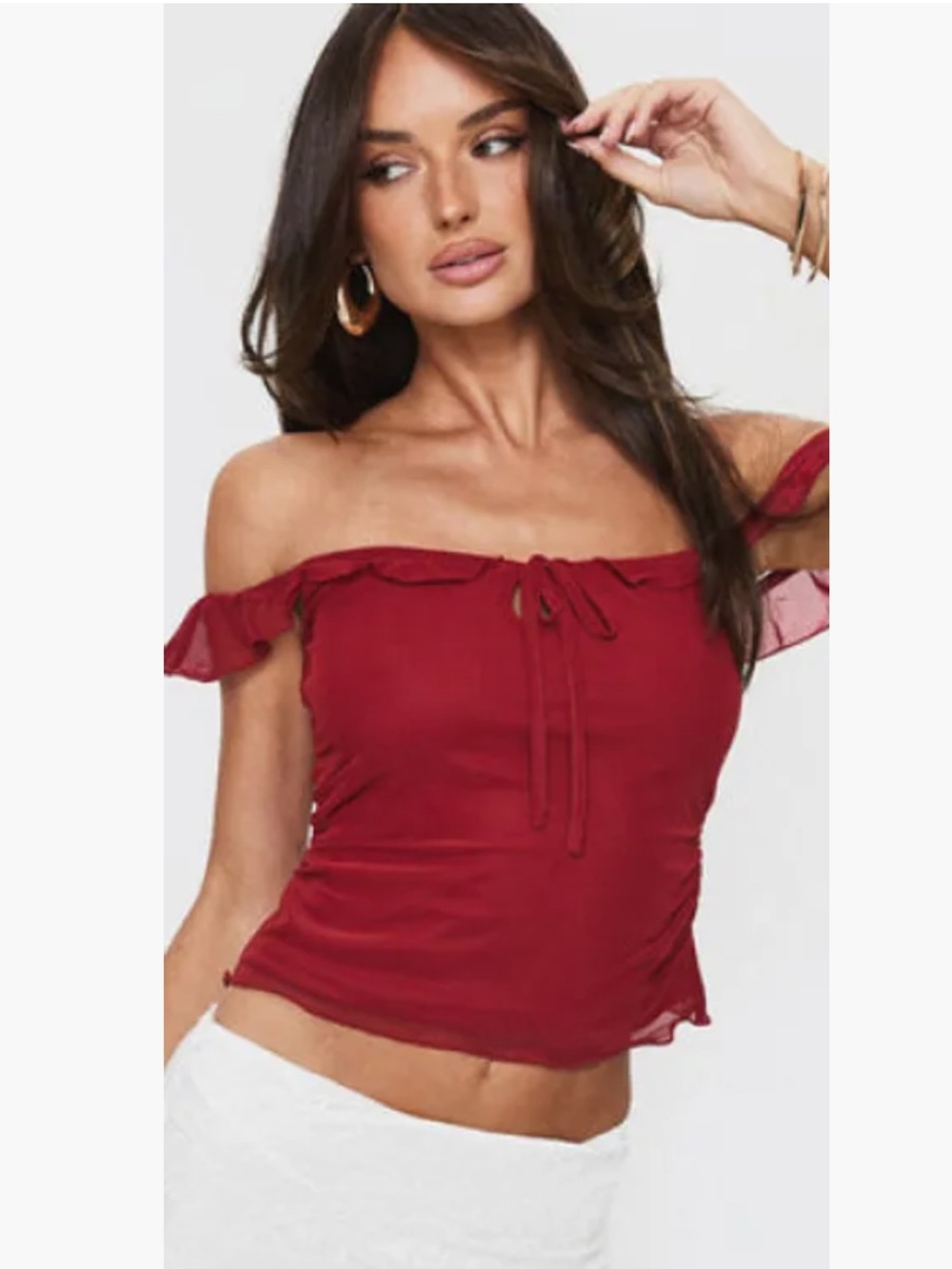 Princess Polly Ayaan Off The Shoulder Top